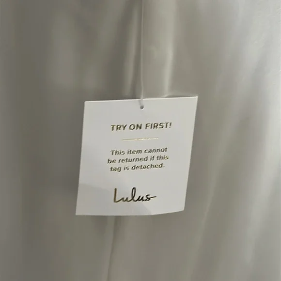 Lulus Gorgeous Vow White Satin Mock Neck Cowl Mermaid Maxi Dress - Picture 8 of 12